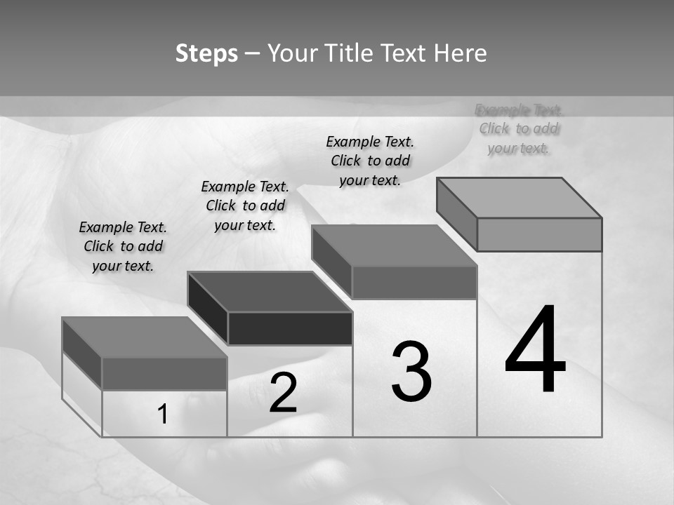 Men Body Palm PowerPoint Template