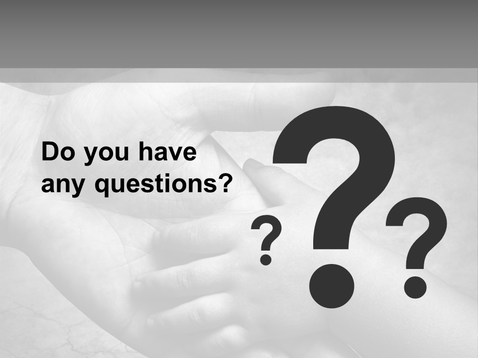 Men Body Palm PowerPoint Template