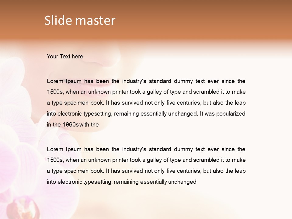 Model Beautiful Luxury PowerPoint Template