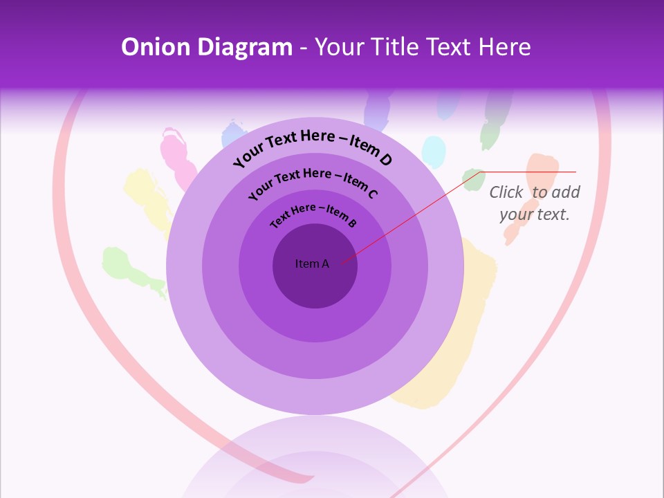 Heart White Ink PowerPoint Template