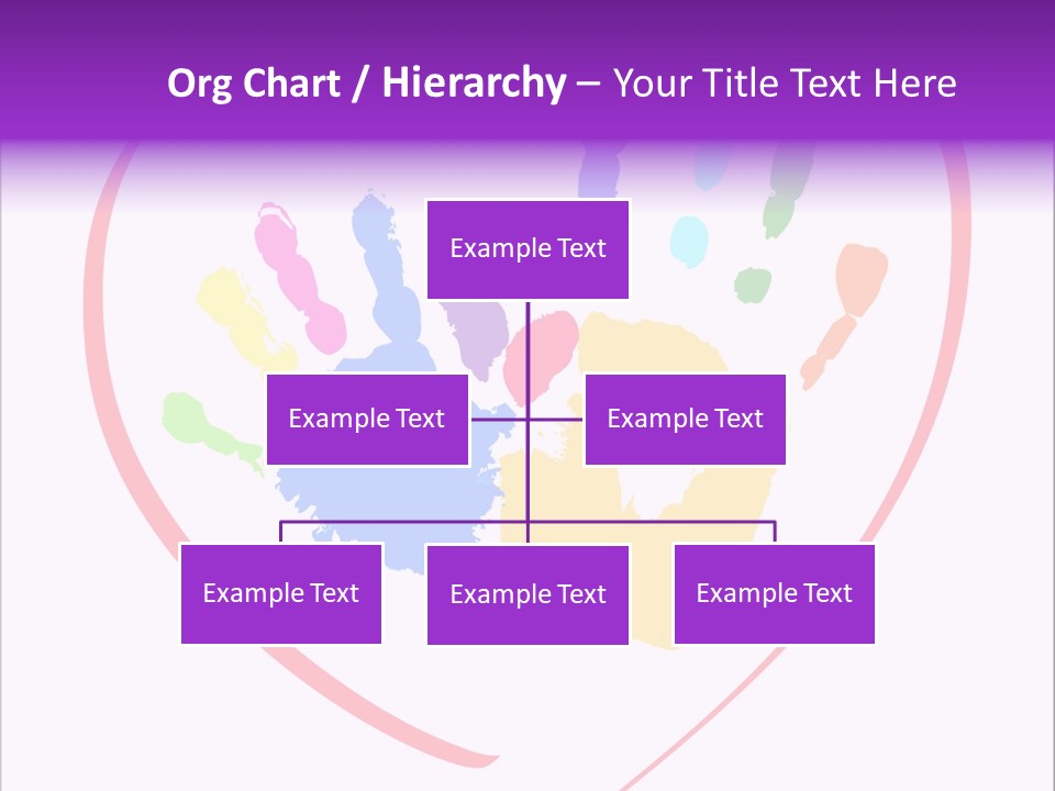 Heart White Ink PowerPoint Template
