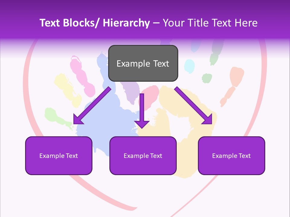 Heart White Ink PowerPoint Template