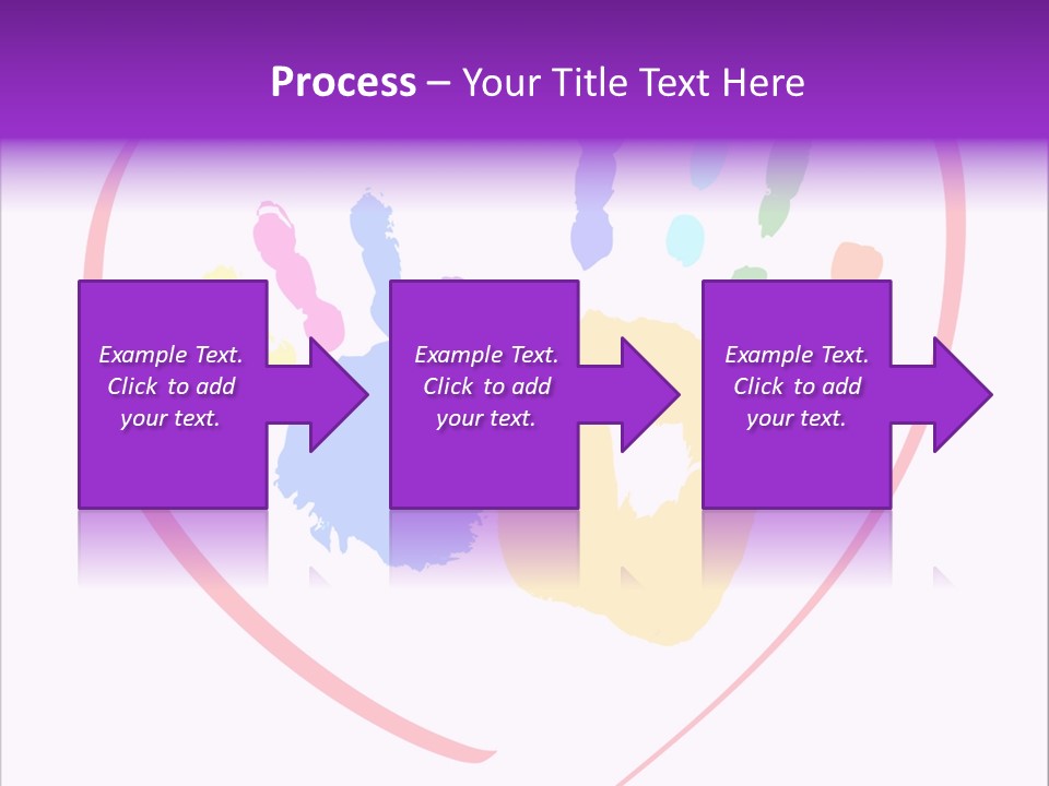Heart White Ink PowerPoint Template