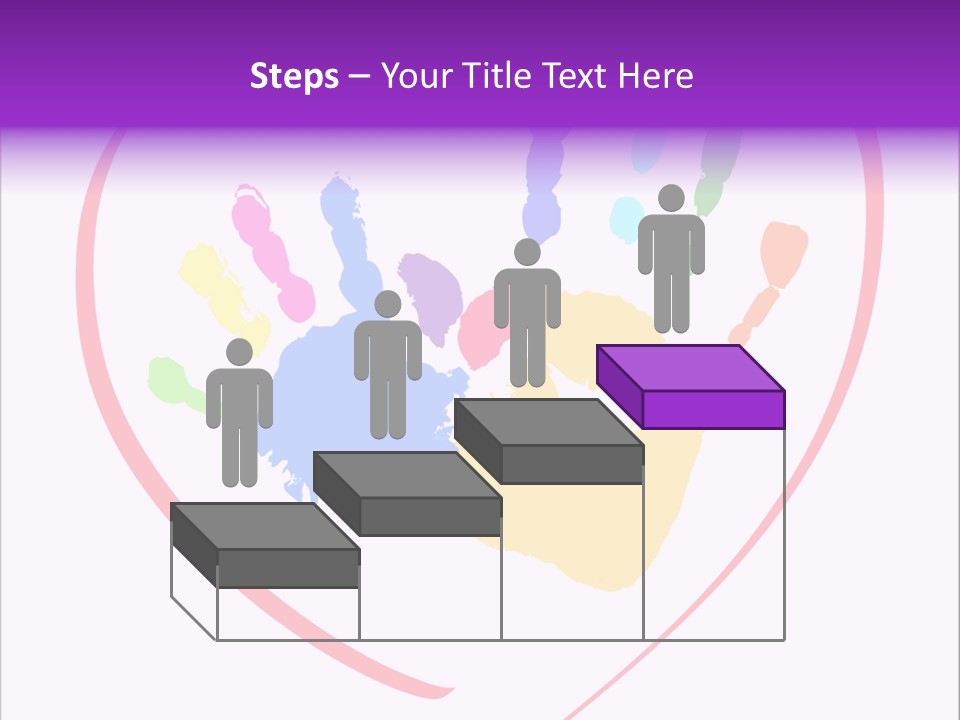 Heart White Ink PowerPoint Template