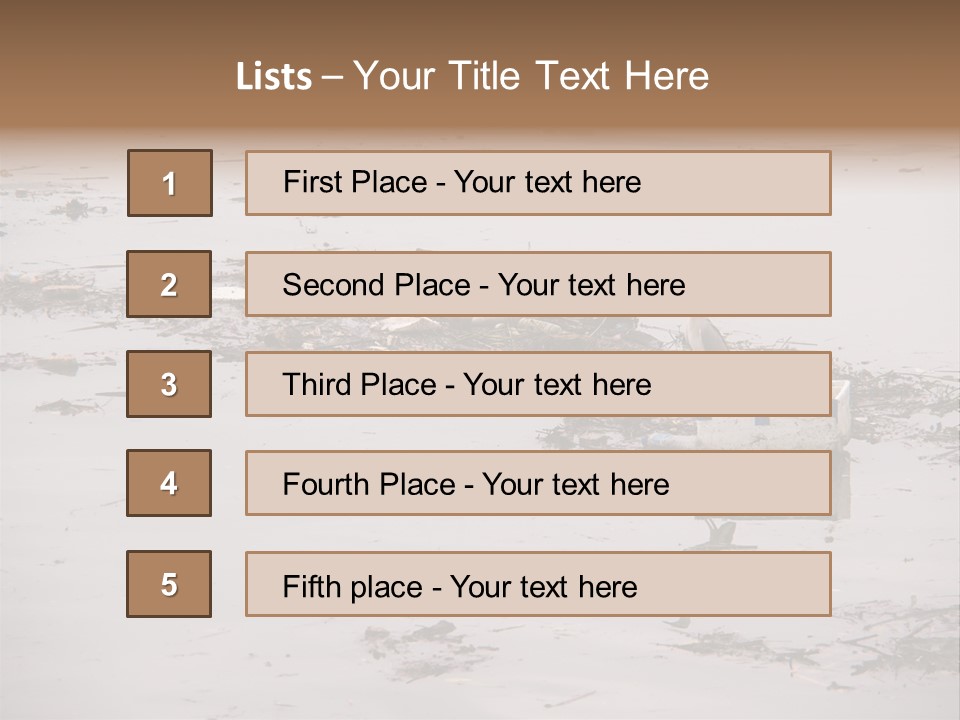 Dirty Sad Problem PowerPoint Template