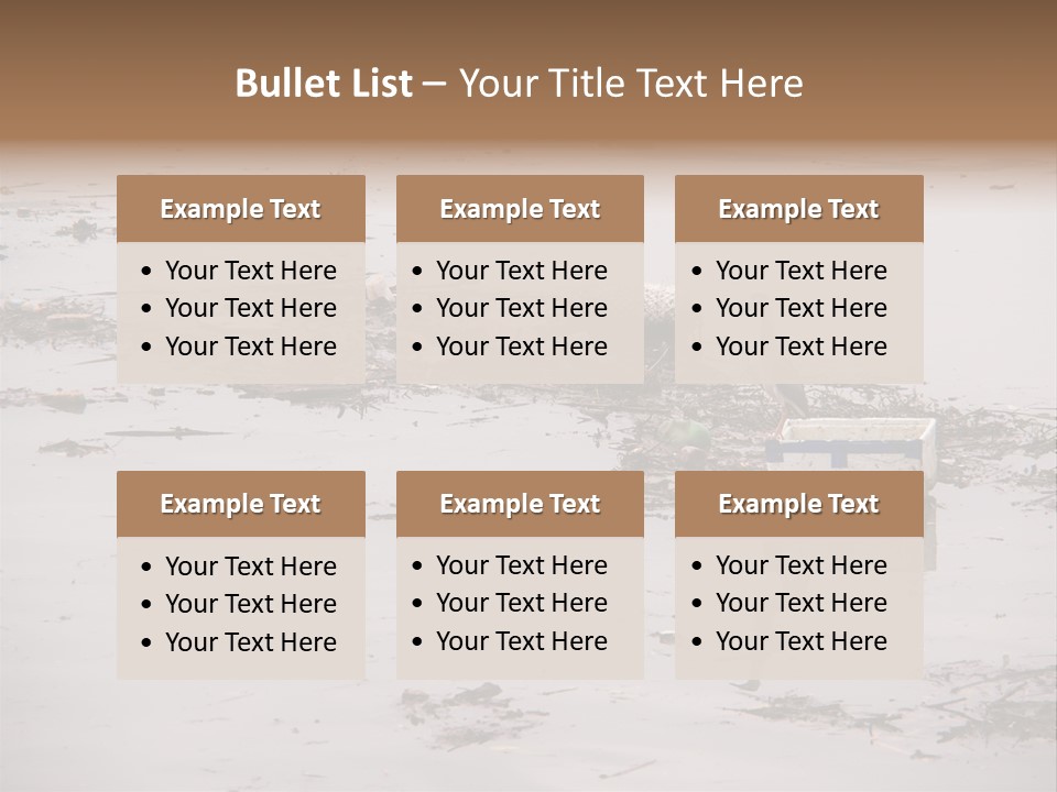 Dirty Sad Problem PowerPoint Template