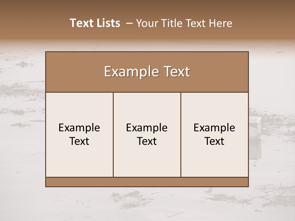 Dirty Sad Problem PowerPoint Template