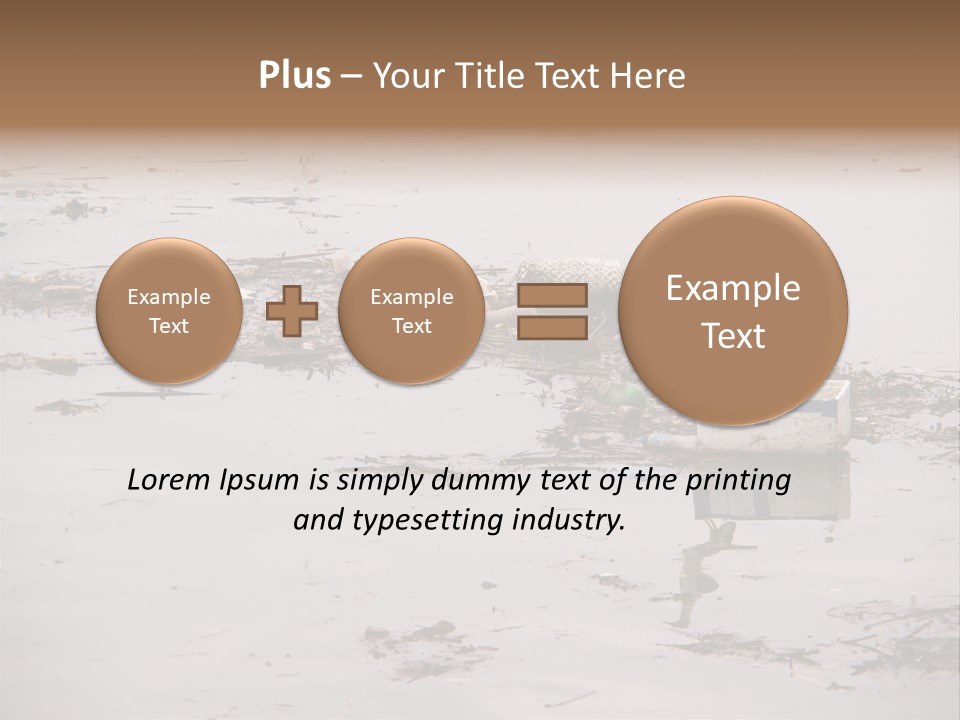 Dirty Sad Problem PowerPoint Template