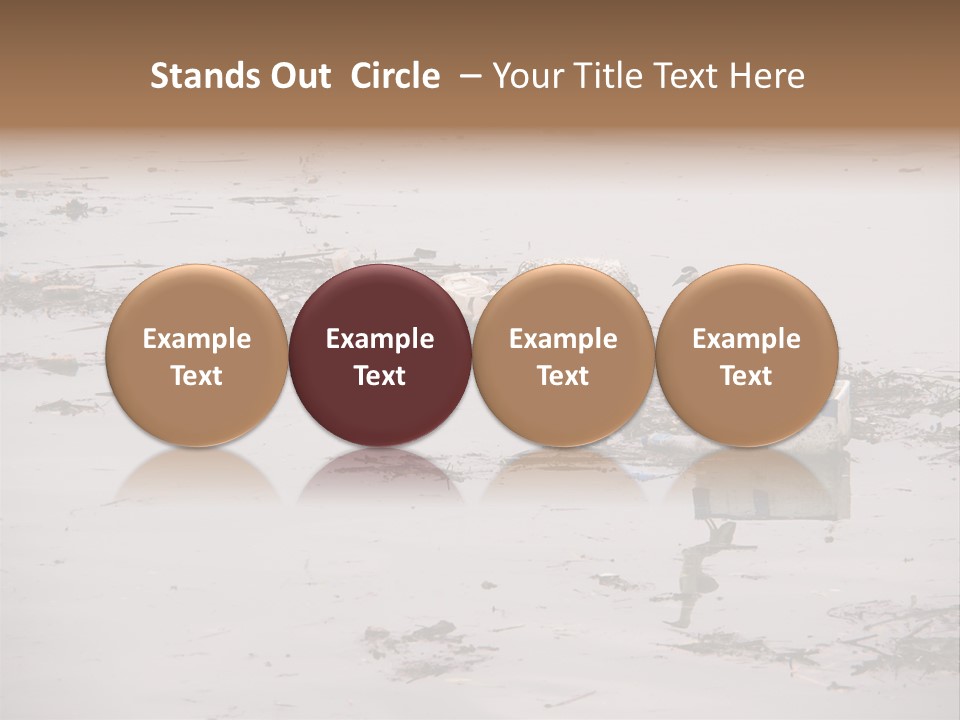 Dirty Sad Problem PowerPoint Template