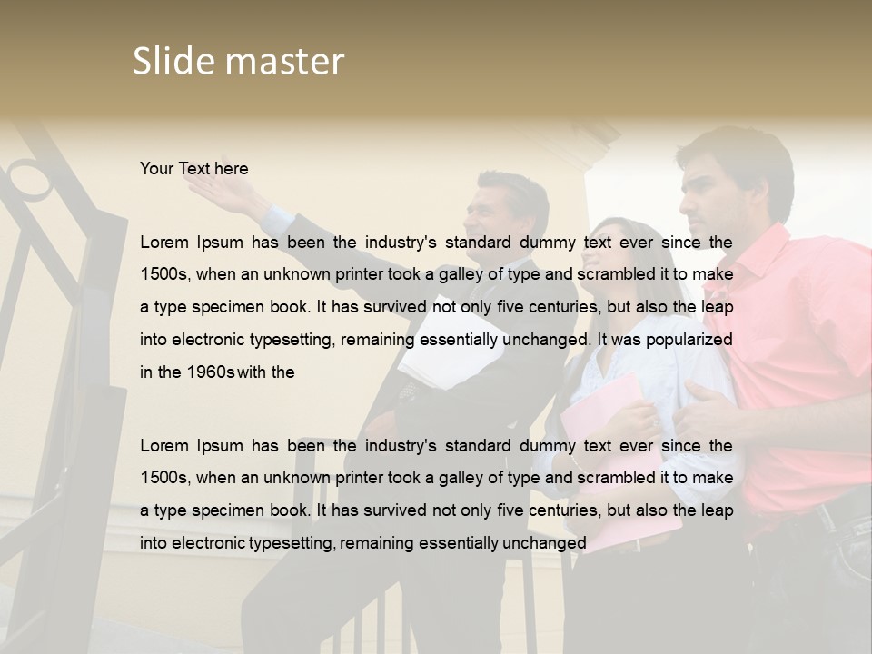 Mobile Businessman New PowerPoint Template