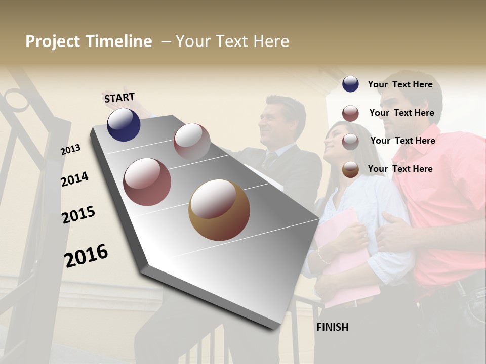 Mobile Businessman New PowerPoint Template