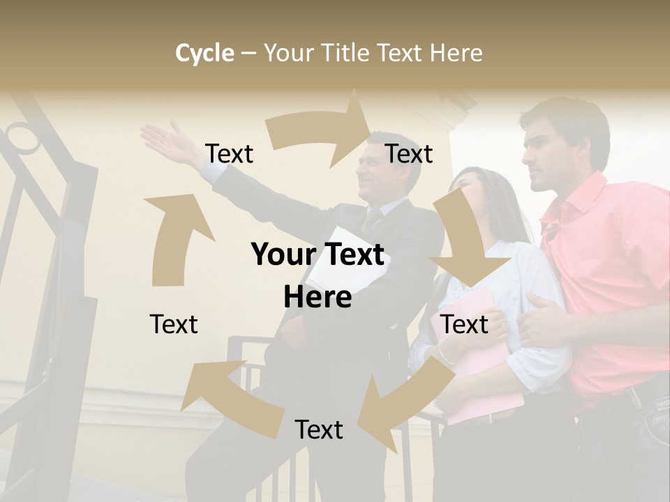 Mobile Businessman New PowerPoint Template