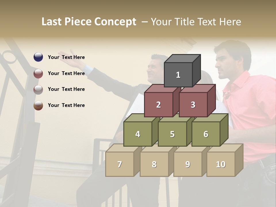 Mobile Businessman New PowerPoint Template