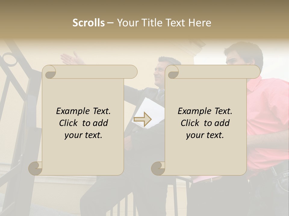 Mobile Businessman New PowerPoint Template