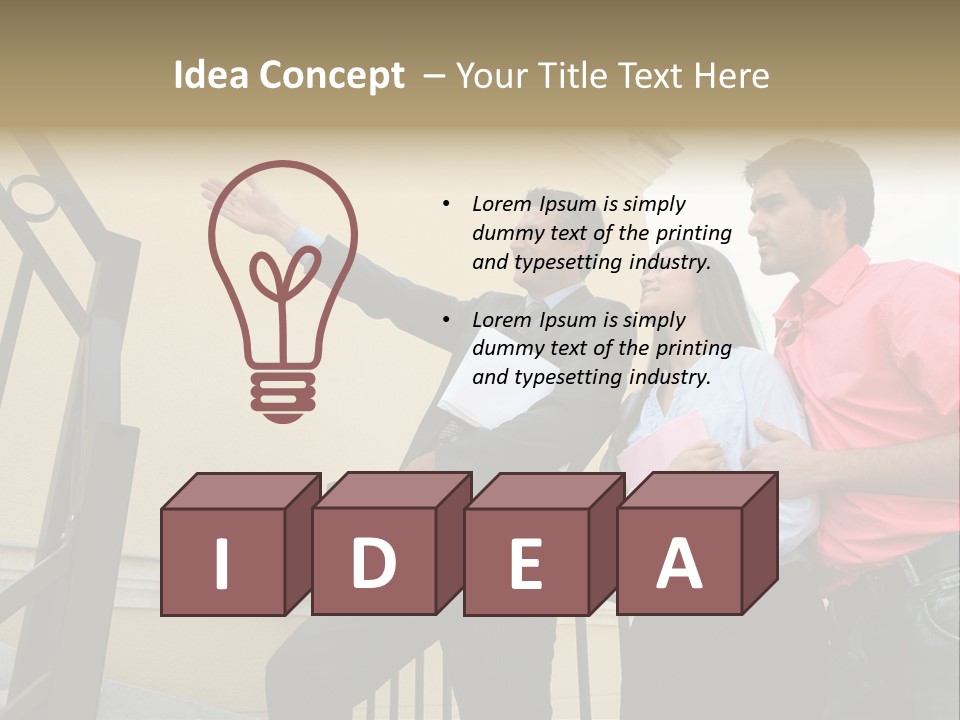 Mobile Businessman New PowerPoint Template