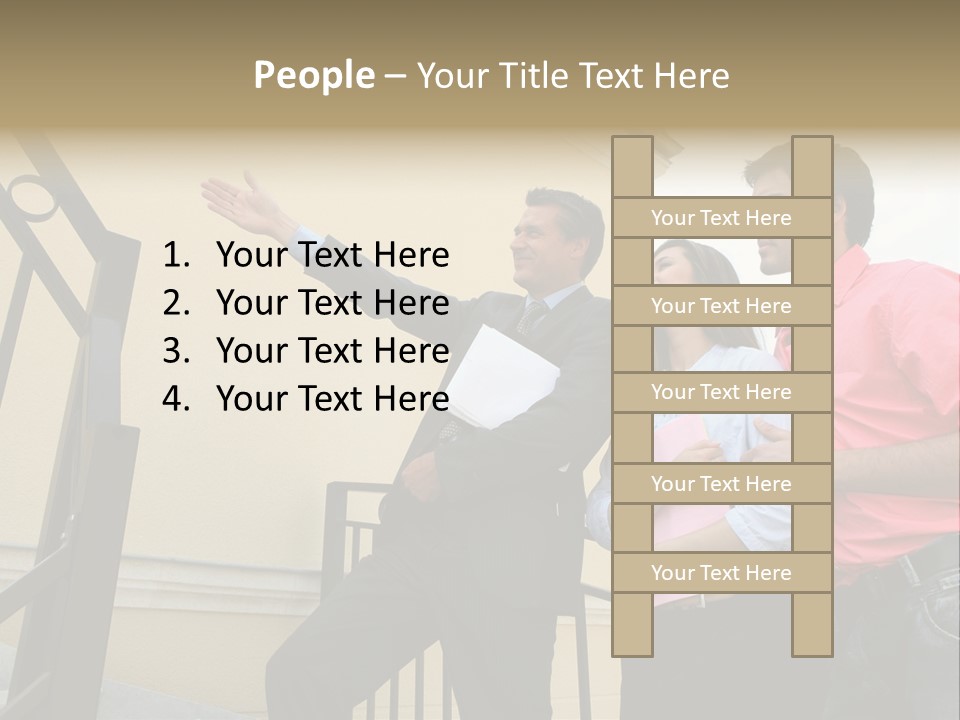 Mobile Businessman New PowerPoint Template