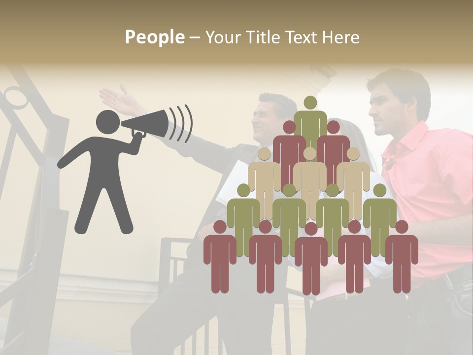 Mobile Businessman New PowerPoint Template