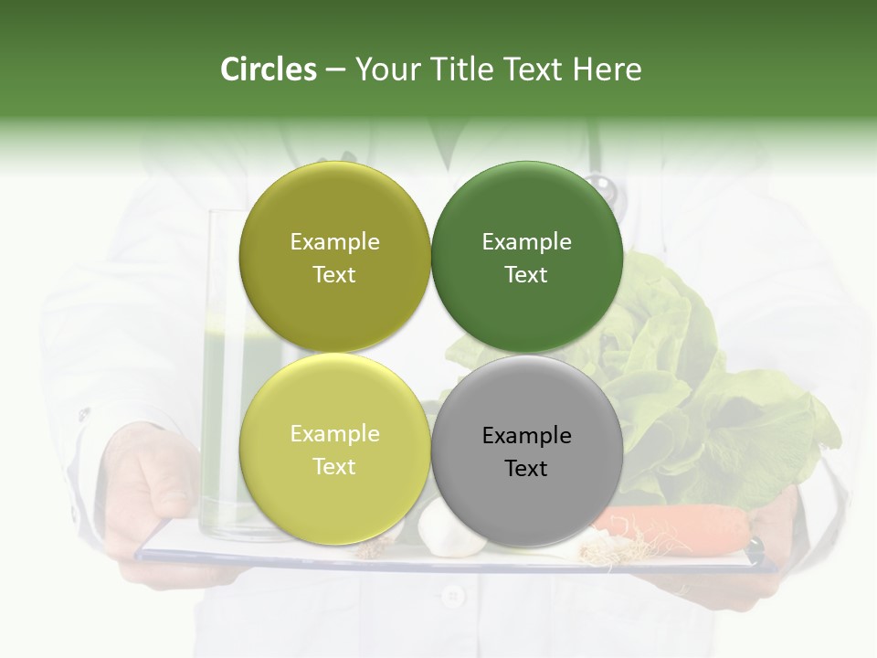 Hospital Fresh Fruit Uniform PowerPoint Template