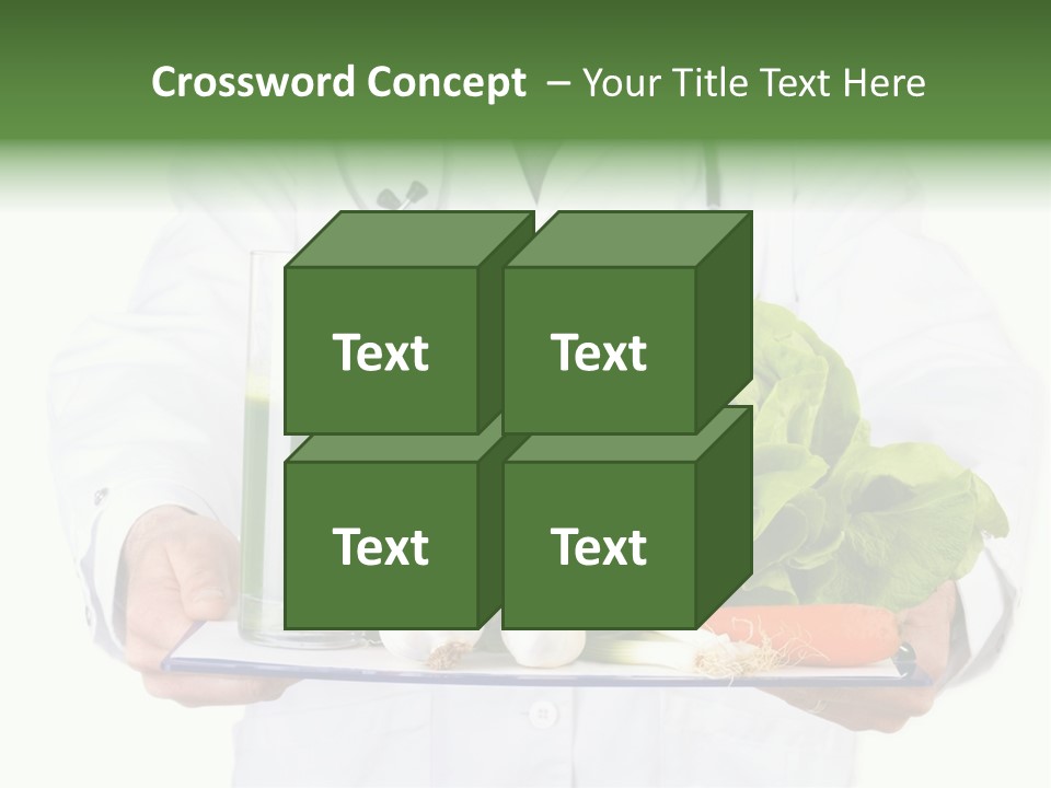 Hospital Fresh Fruit Uniform PowerPoint Template