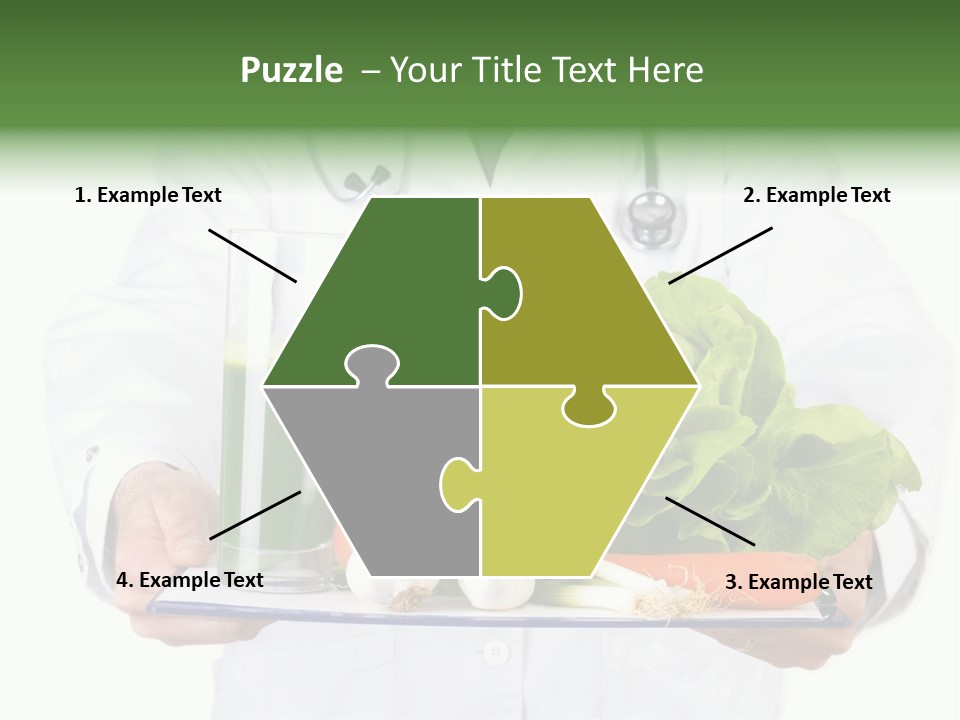 Hospital Fresh Fruit Uniform PowerPoint Template