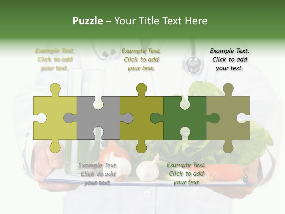 Hospital Fresh Fruit Uniform PowerPoint Template