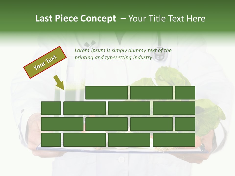 Hospital Fresh Fruit Uniform PowerPoint Template