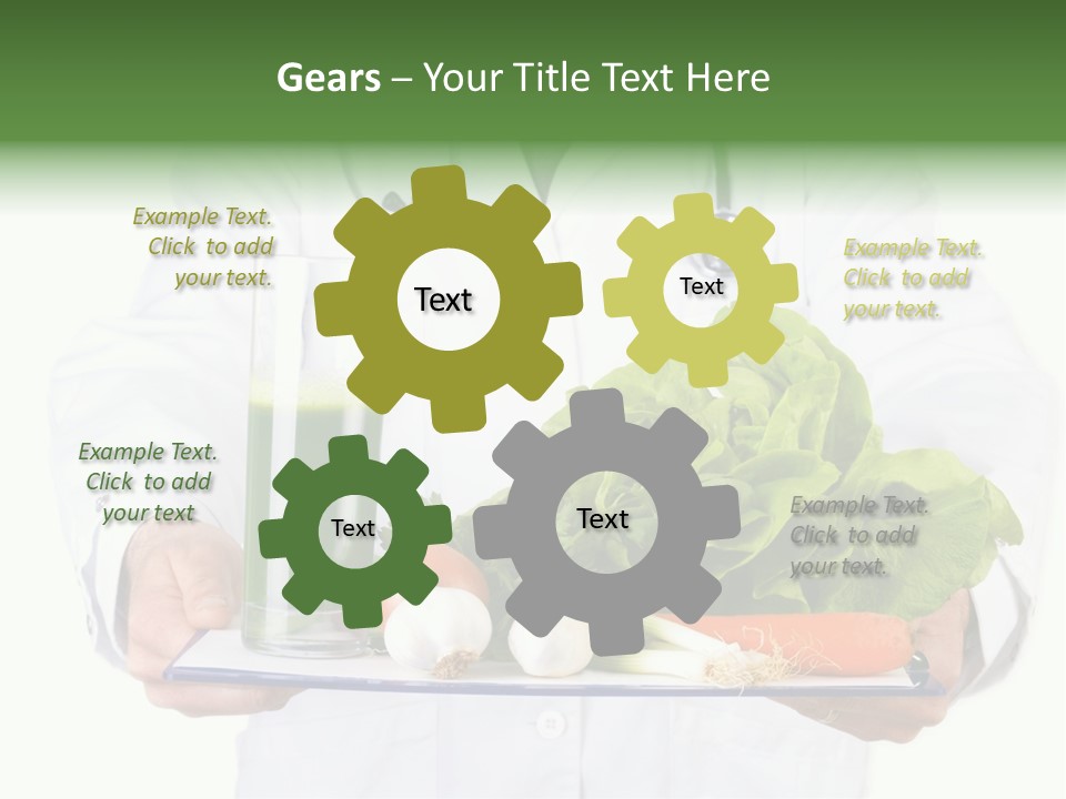 Hospital Fresh Fruit Uniform PowerPoint Template