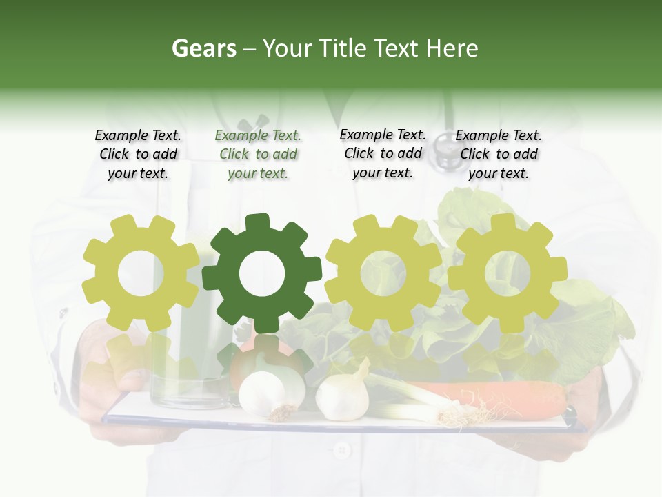 Hospital Fresh Fruit Uniform PowerPoint Template