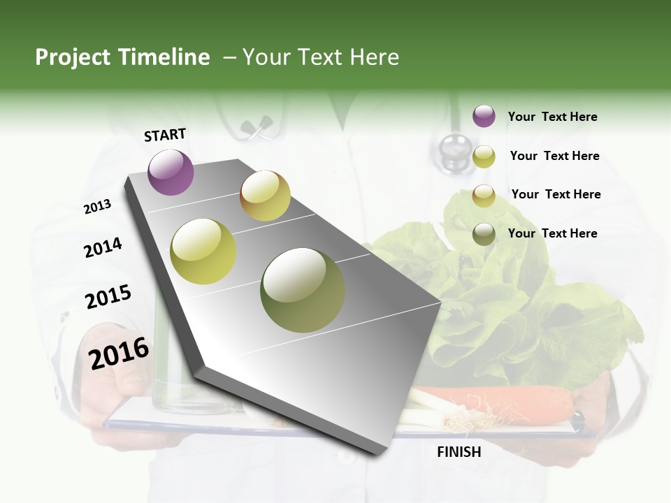 Hospital Fresh Fruit Uniform PowerPoint Template