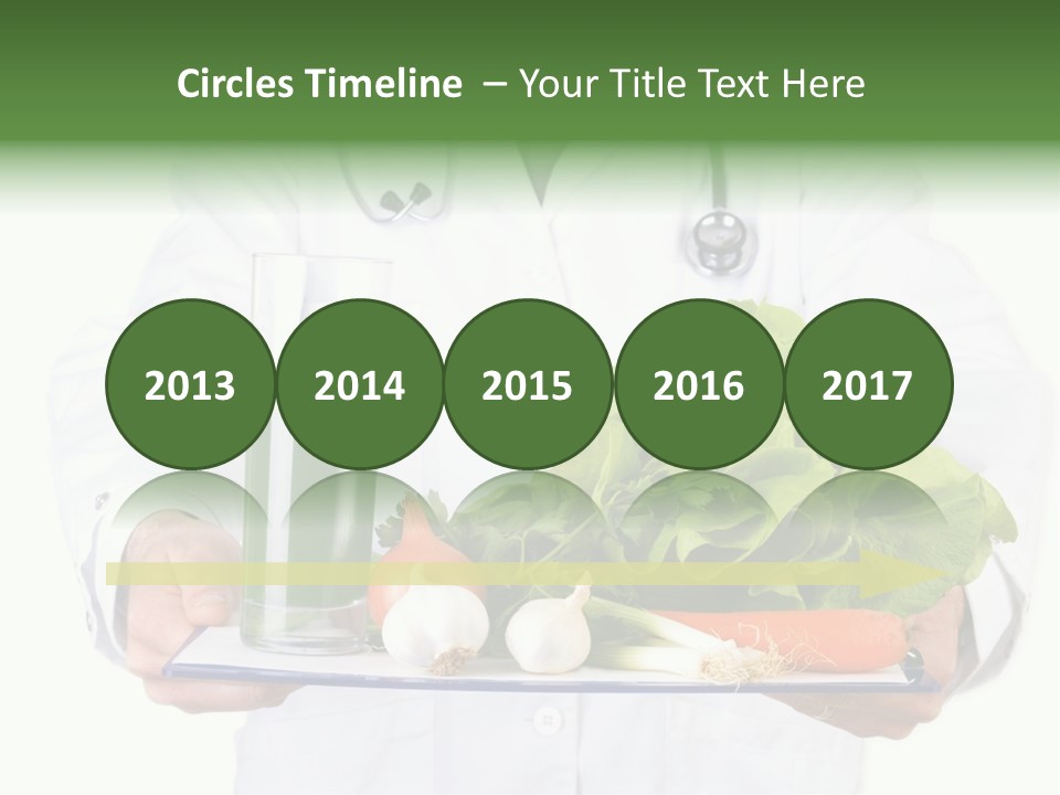 Hospital Fresh Fruit Uniform PowerPoint Template