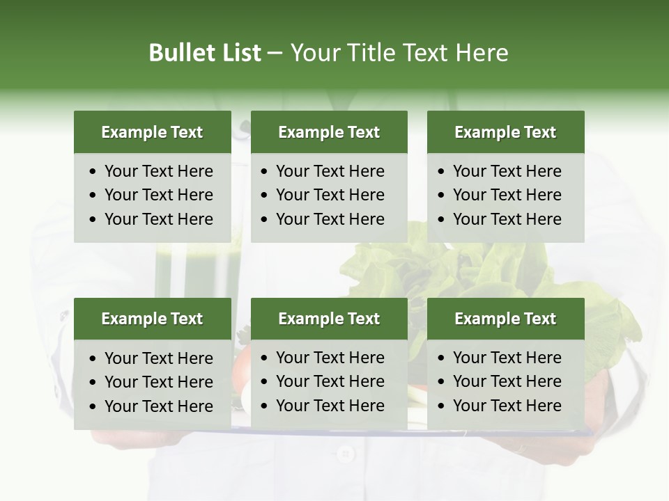 Hospital Fresh Fruit Uniform PowerPoint Template