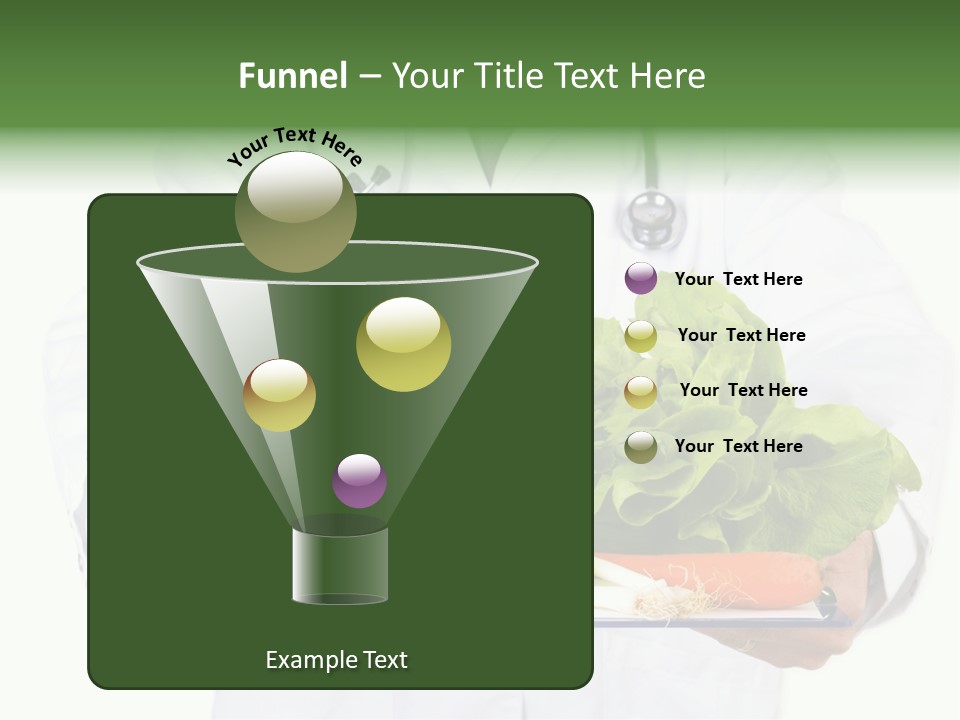 Hospital Fresh Fruit Uniform PowerPoint Template