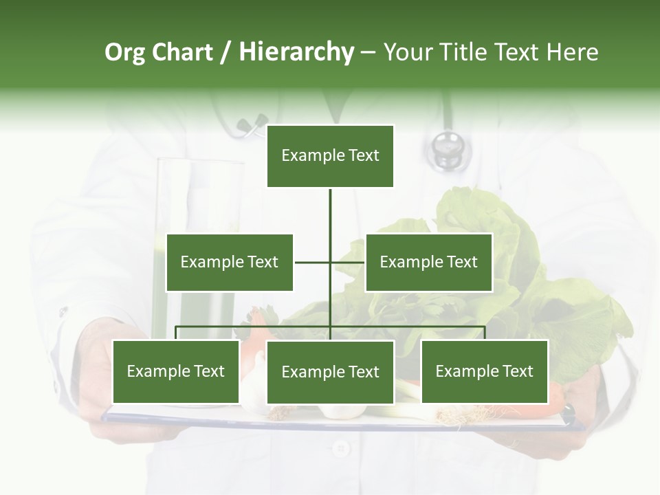 Hospital Fresh Fruit Uniform PowerPoint Template