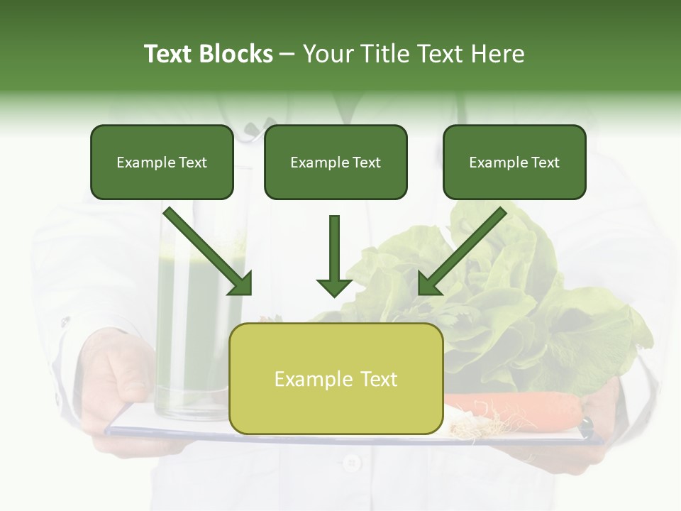 Hospital Fresh Fruit Uniform PowerPoint Template