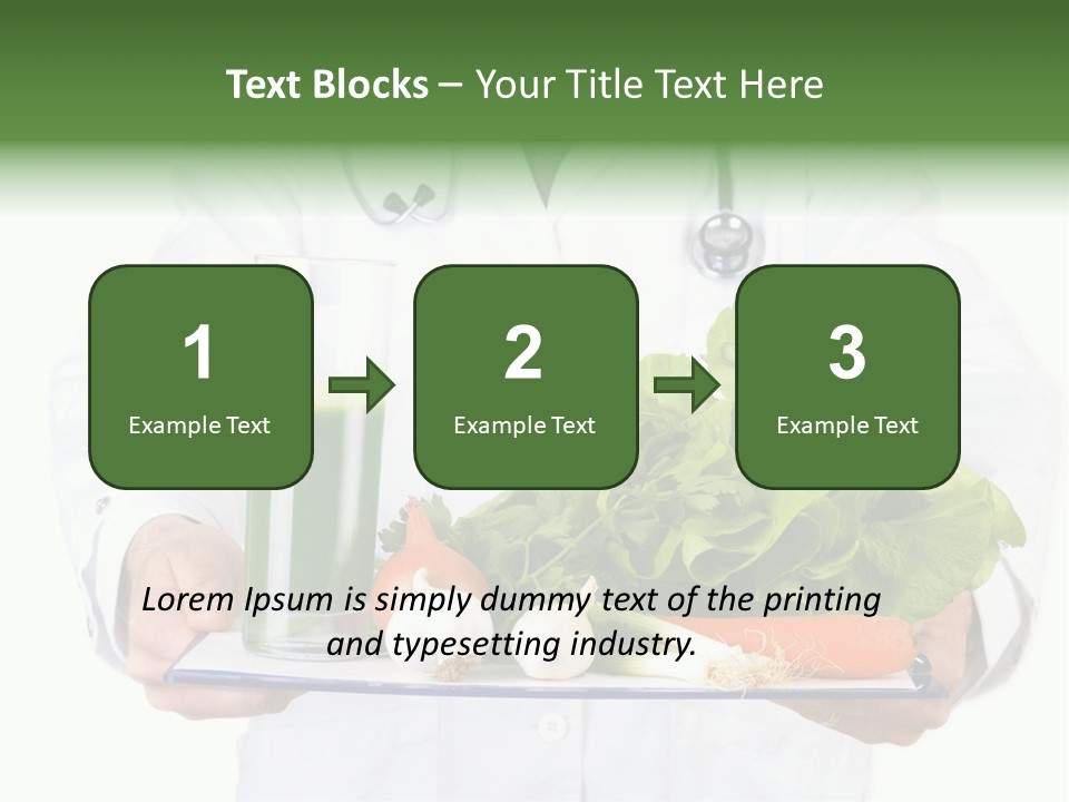 Hospital Fresh Fruit Uniform PowerPoint Template
