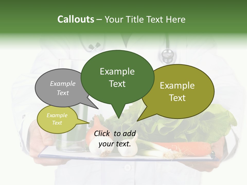 Hospital Fresh Fruit Uniform PowerPoint Template