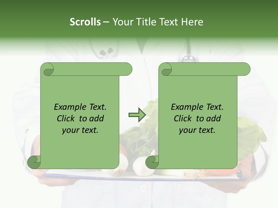 Hospital Fresh Fruit Uniform PowerPoint Template