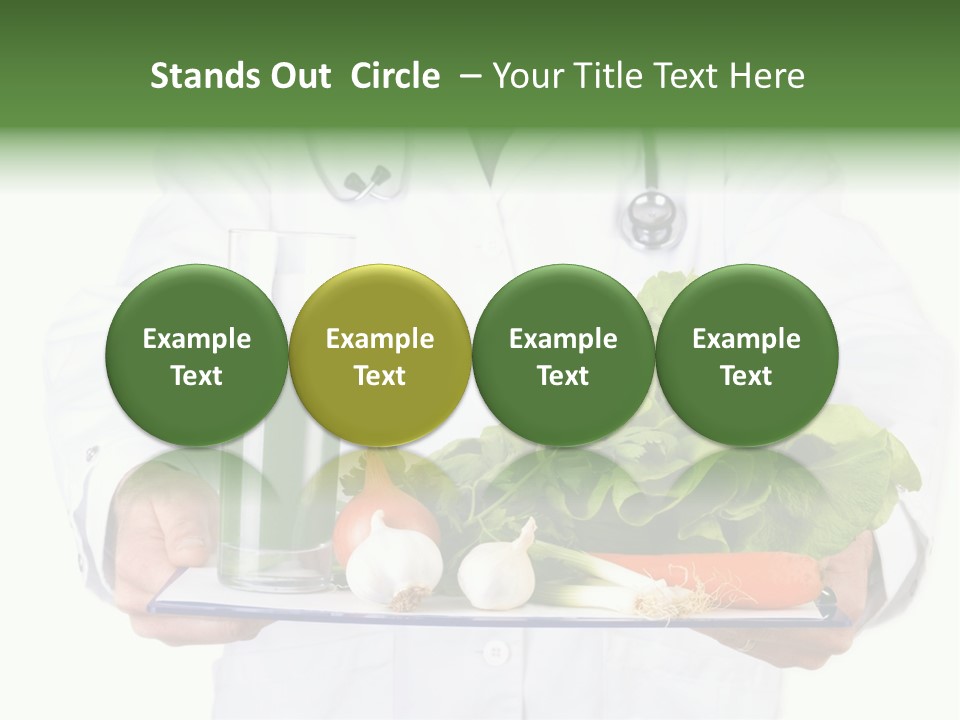 Hospital Fresh Fruit Uniform PowerPoint Template