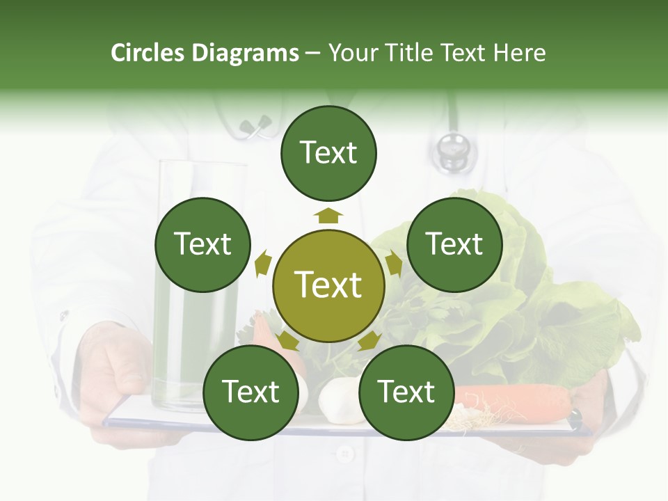 Hospital Fresh Fruit Uniform PowerPoint Template