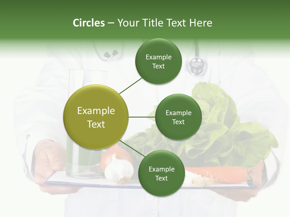 Hospital Fresh Fruit Uniform PowerPoint Template