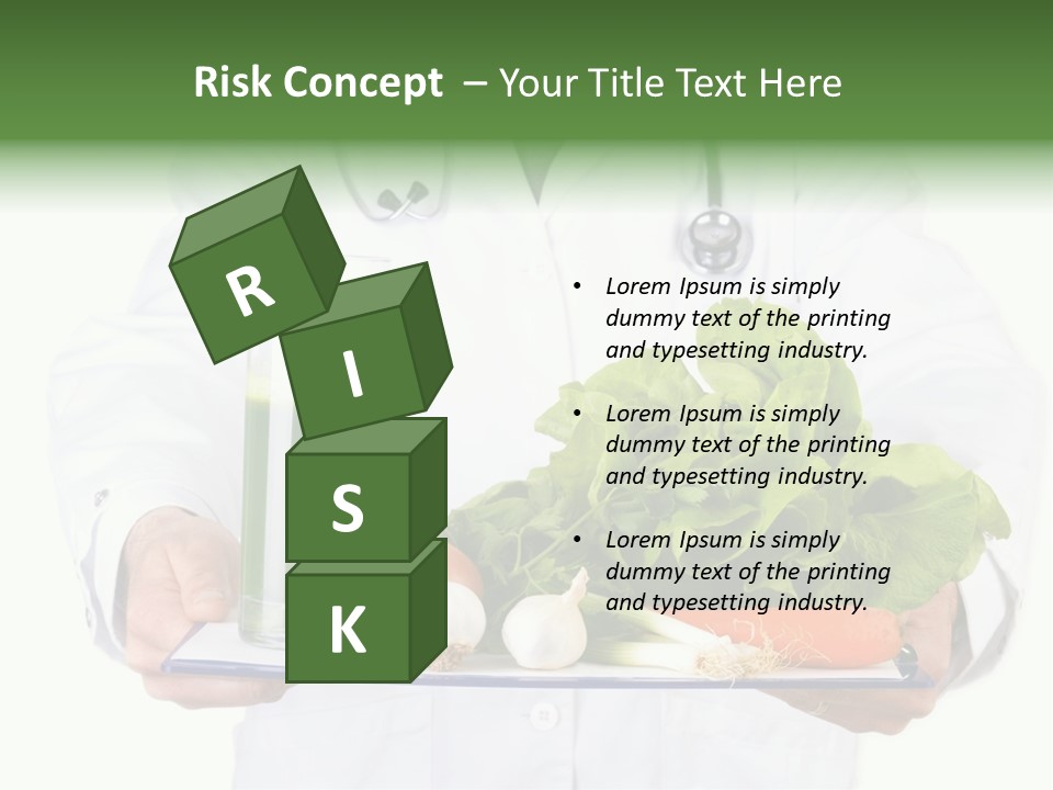 Hospital Fresh Fruit Uniform PowerPoint Template