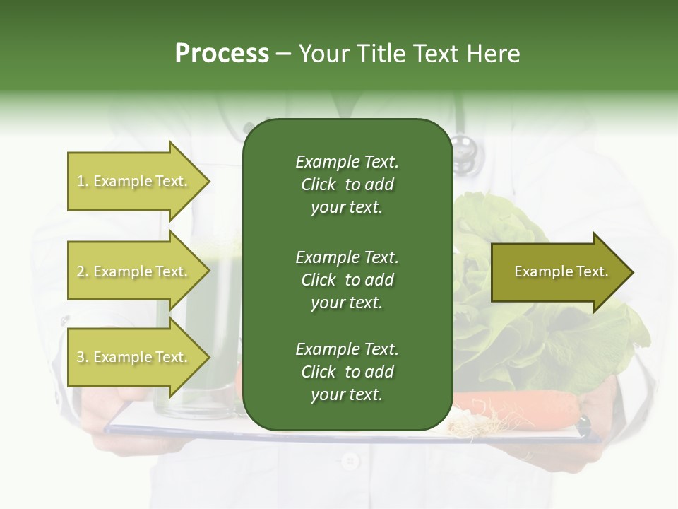 Hospital Fresh Fruit Uniform PowerPoint Template