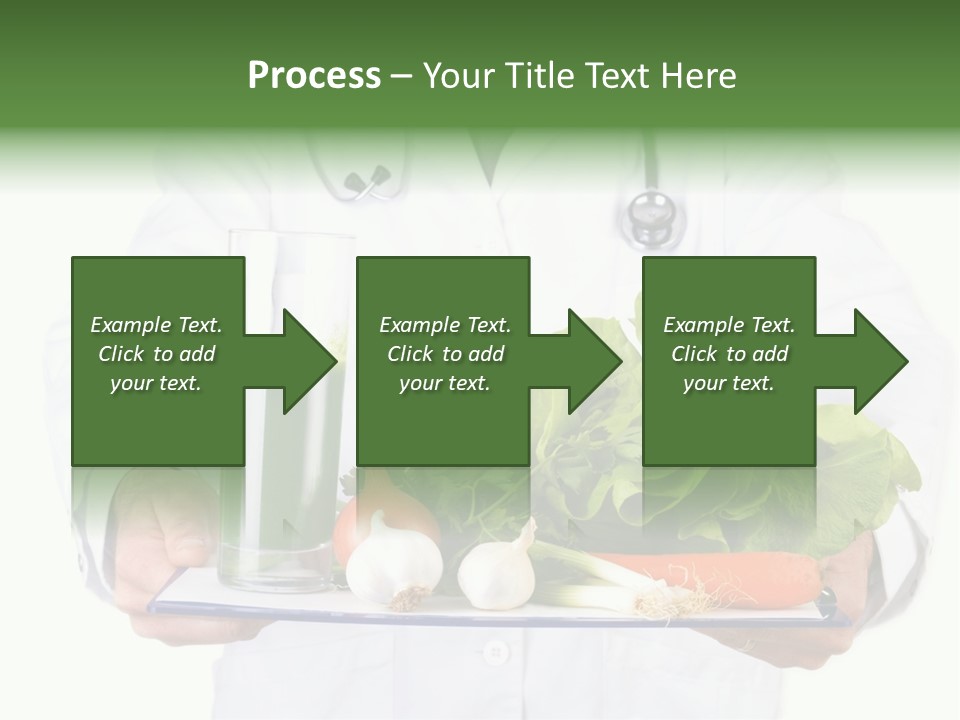 Hospital Fresh Fruit Uniform PowerPoint Template