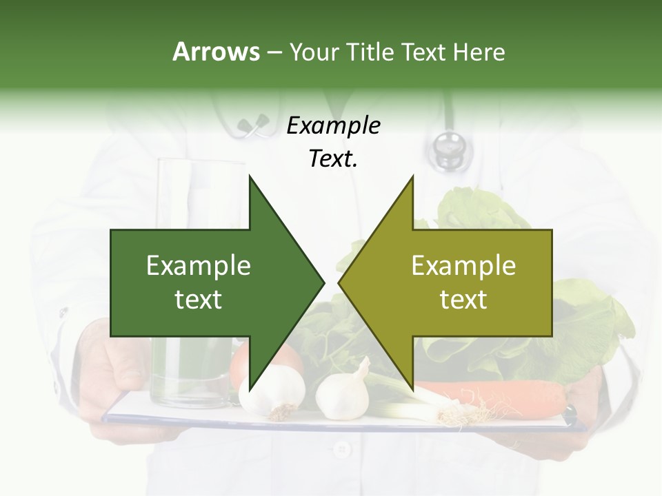 Hospital Fresh Fruit Uniform PowerPoint Template