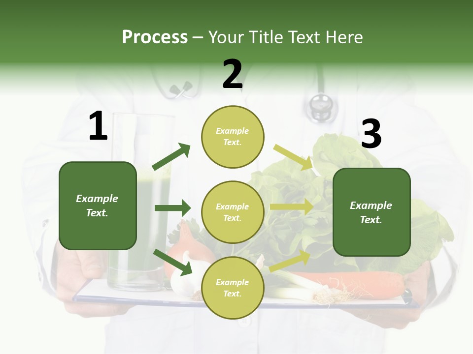 Hospital Fresh Fruit Uniform PowerPoint Template