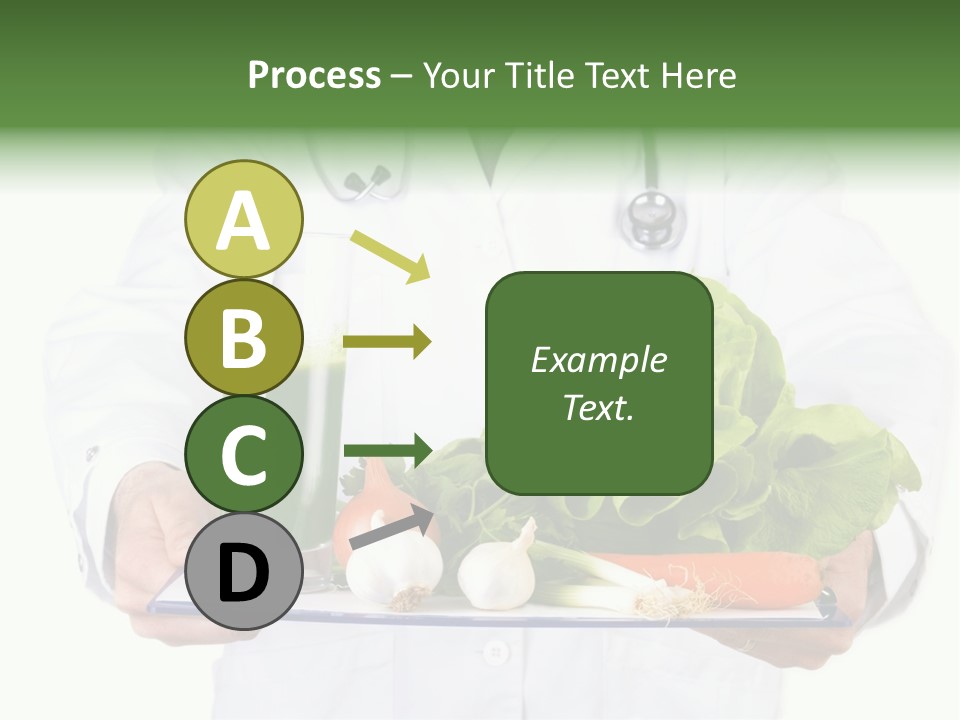 Hospital Fresh Fruit Uniform PowerPoint Template