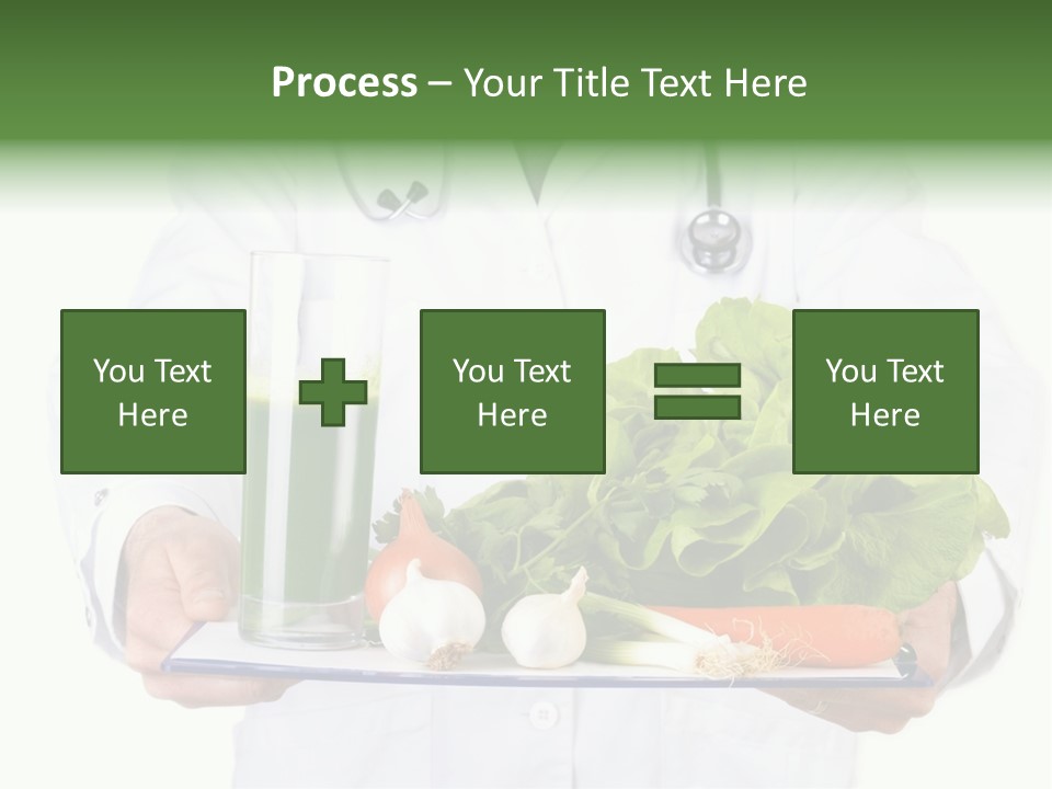 Hospital Fresh Fruit Uniform PowerPoint Template