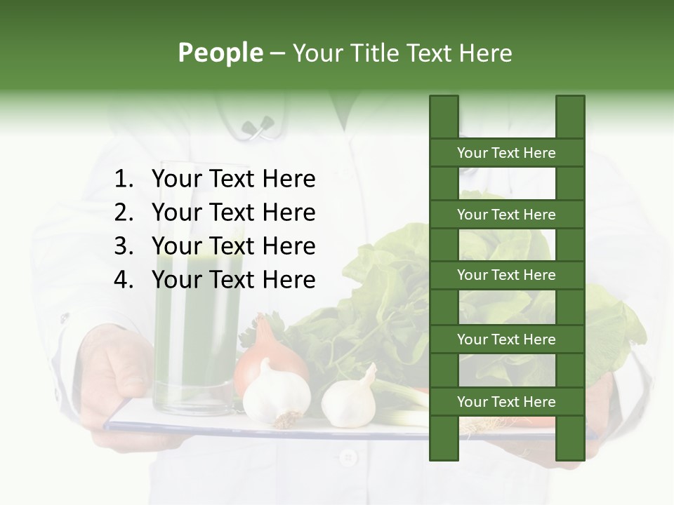 Hospital Fresh Fruit Uniform PowerPoint Template