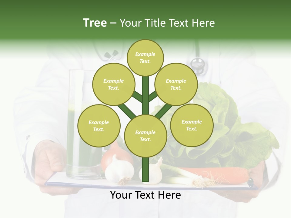 Hospital Fresh Fruit Uniform PowerPoint Template