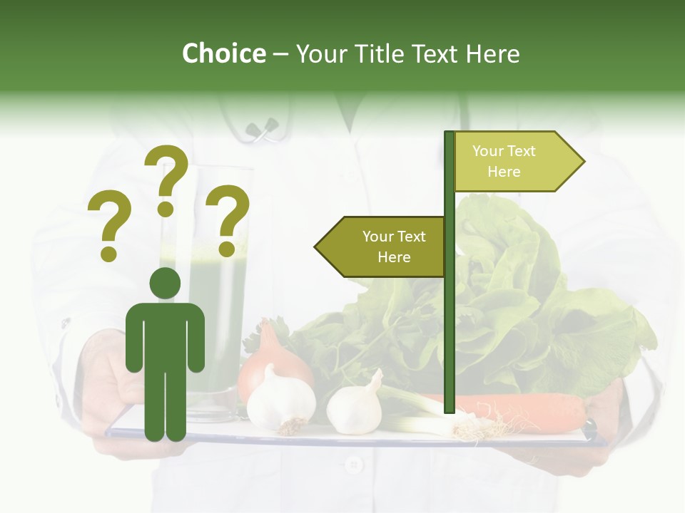 Hospital Fresh Fruit Uniform PowerPoint Template